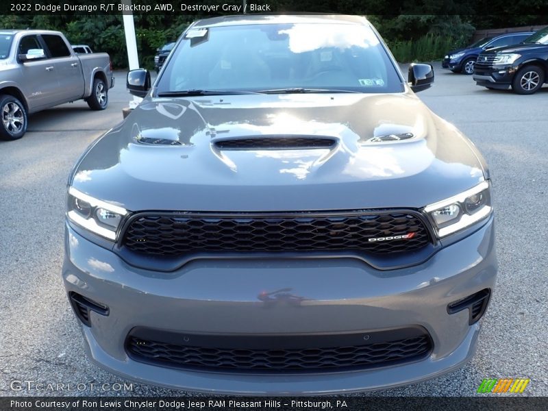 Destroyer Gray / Black 2022 Dodge Durango R/T Blacktop AWD
