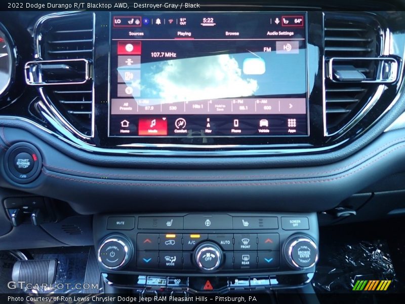 Destroyer Gray / Black 2022 Dodge Durango R/T Blacktop AWD
