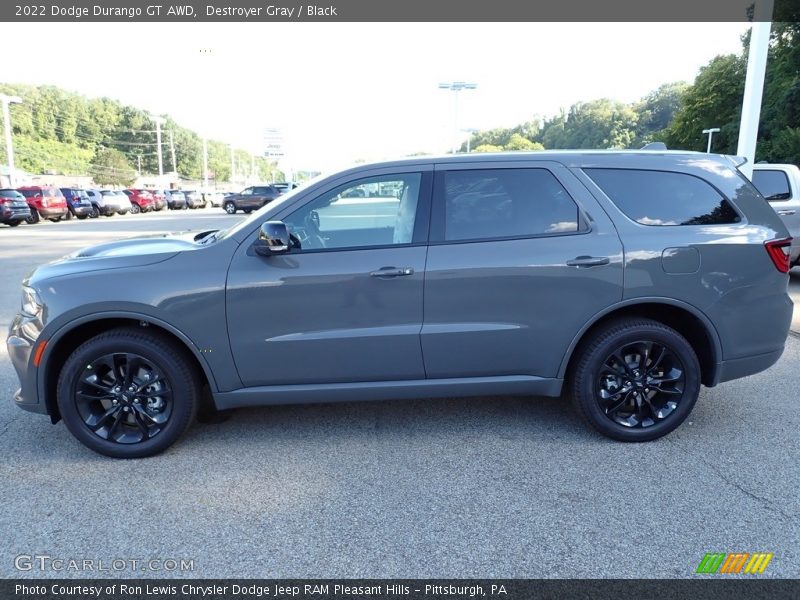 Destroyer Gray / Black 2022 Dodge Durango GT AWD