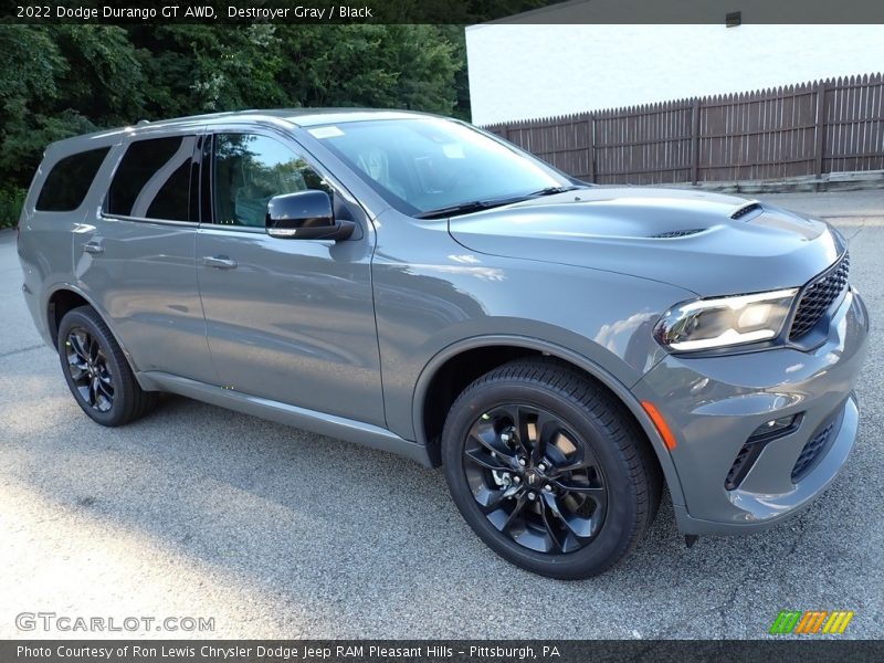 Destroyer Gray / Black 2022 Dodge Durango GT AWD