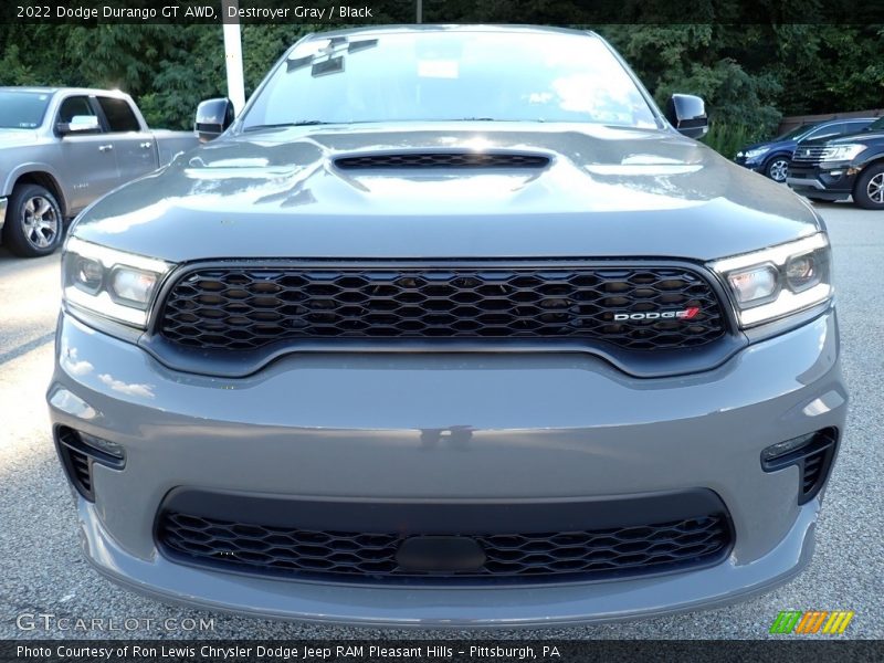 Destroyer Gray / Black 2022 Dodge Durango GT AWD
