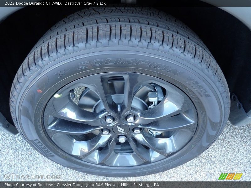 Destroyer Gray / Black 2022 Dodge Durango GT AWD