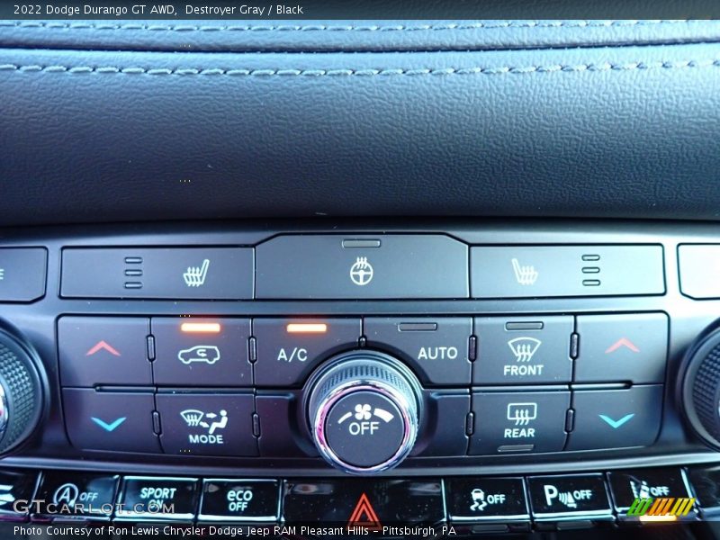 Destroyer Gray / Black 2022 Dodge Durango GT AWD