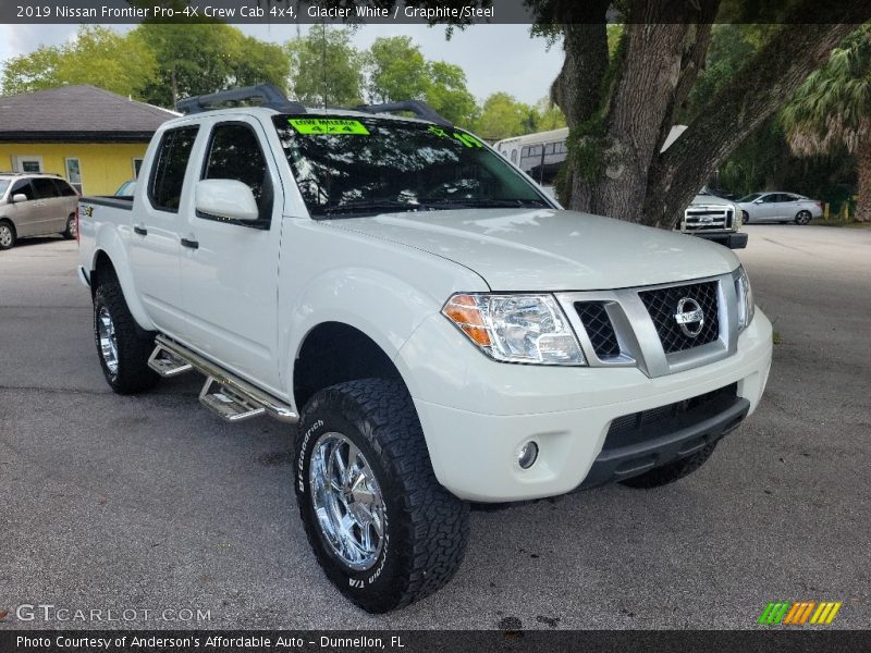 Front 3/4 View of 2019 Frontier Pro-4X Crew Cab 4x4