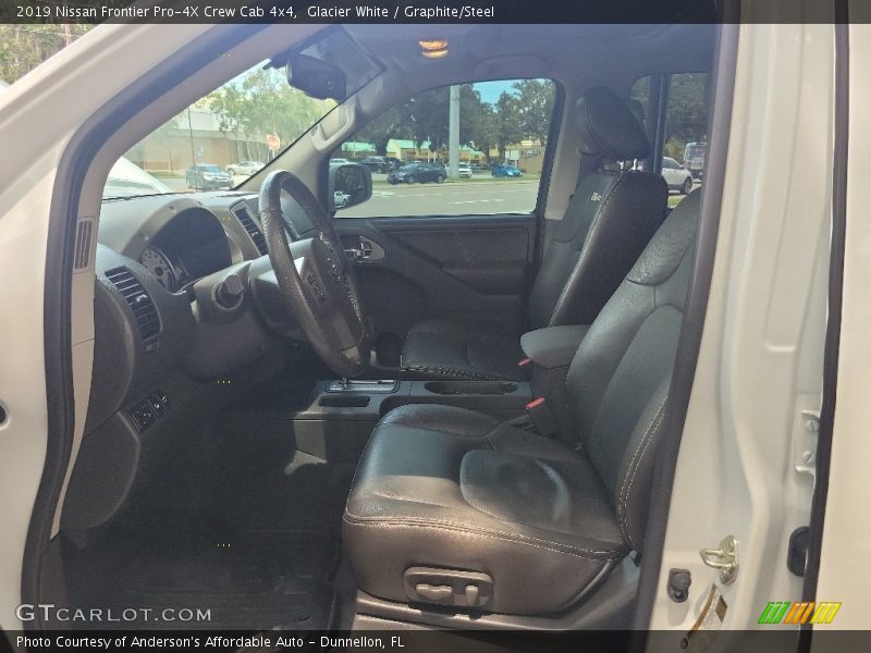 Front Seat of 2019 Frontier Pro-4X Crew Cab 4x4
