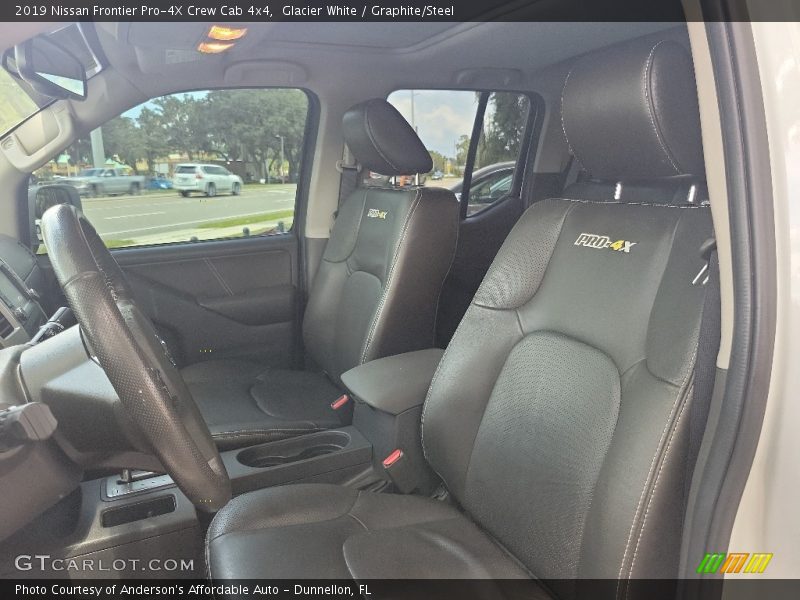 Front Seat of 2019 Frontier Pro-4X Crew Cab 4x4