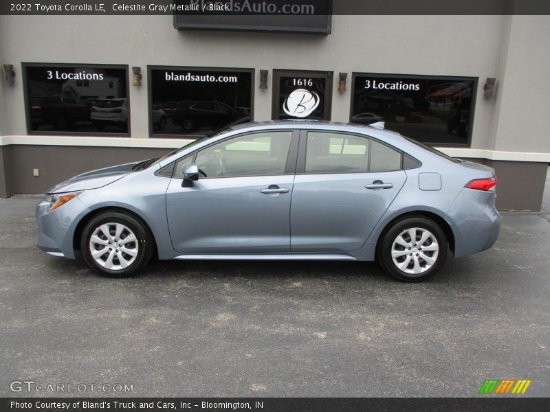 Celestite Gray Metallic / Black 2022 Toyota Corolla LE