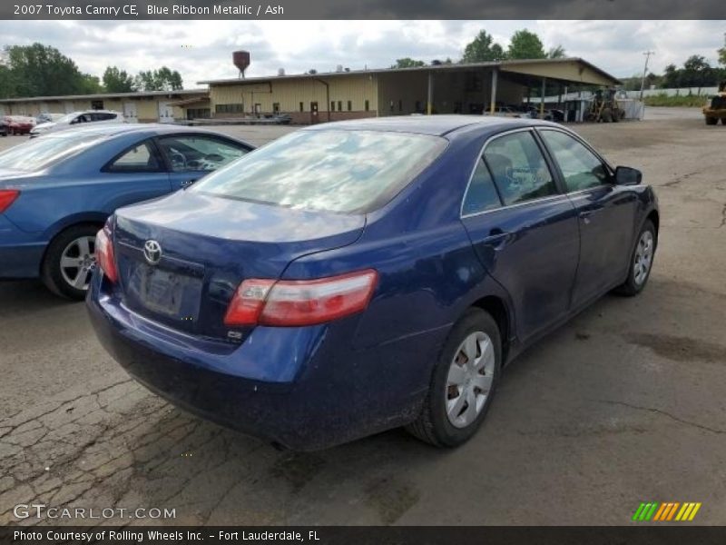 Blue Ribbon Metallic / Ash 2007 Toyota Camry CE