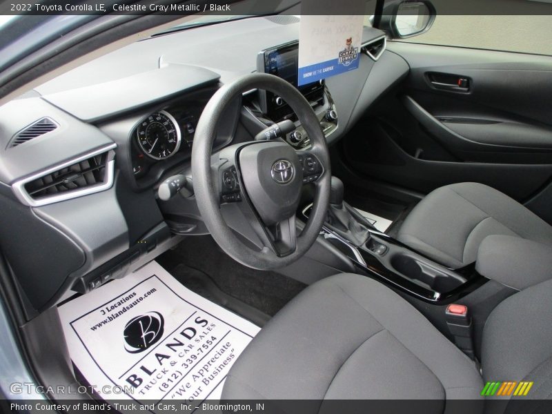 Celestite Gray Metallic / Black 2022 Toyota Corolla LE