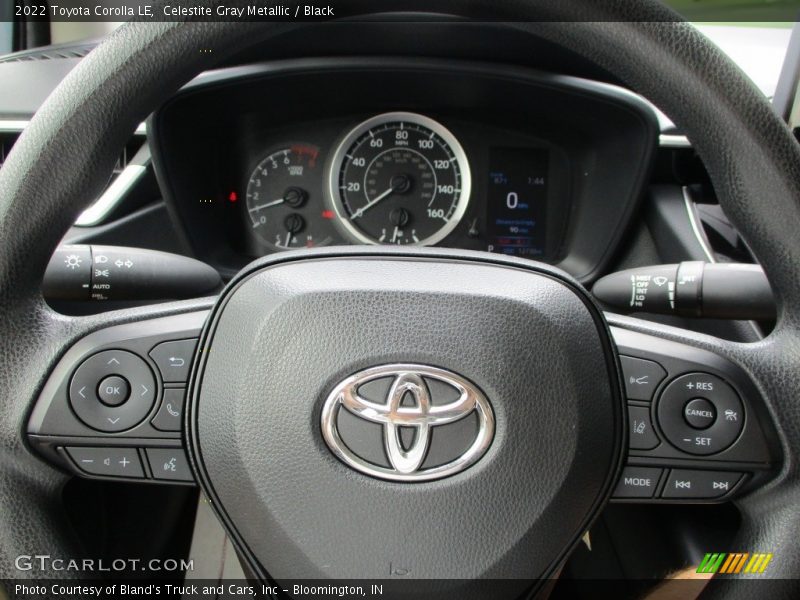 Celestite Gray Metallic / Black 2022 Toyota Corolla LE