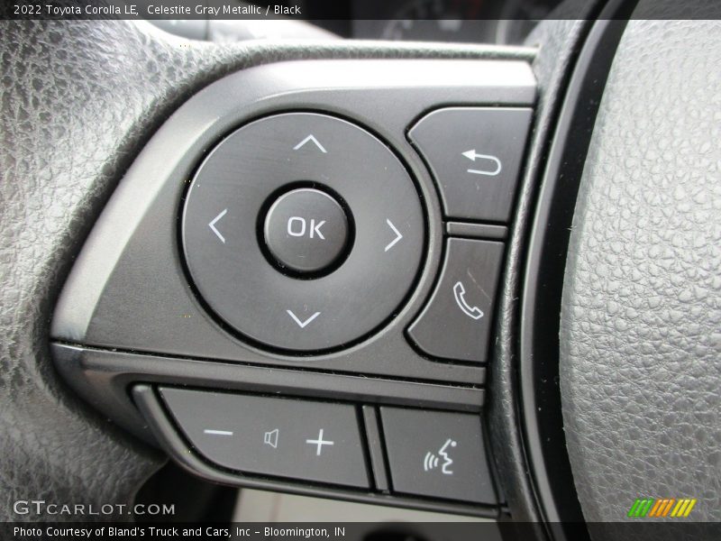Celestite Gray Metallic / Black 2022 Toyota Corolla LE