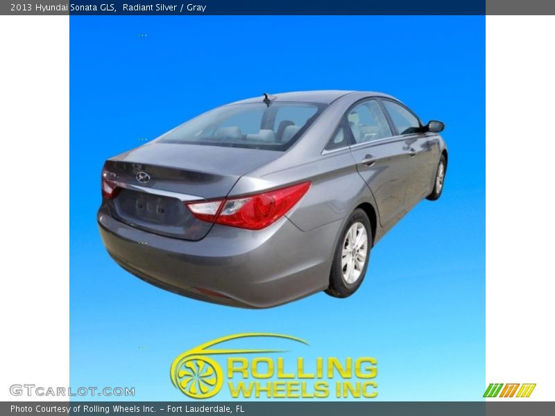 Radiant Silver / Gray 2013 Hyundai Sonata GLS