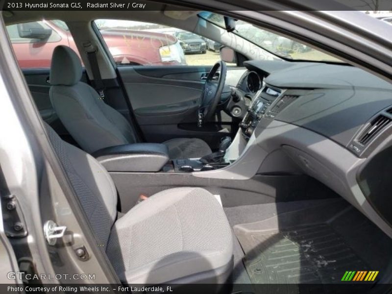 Radiant Silver / Gray 2013 Hyundai Sonata GLS