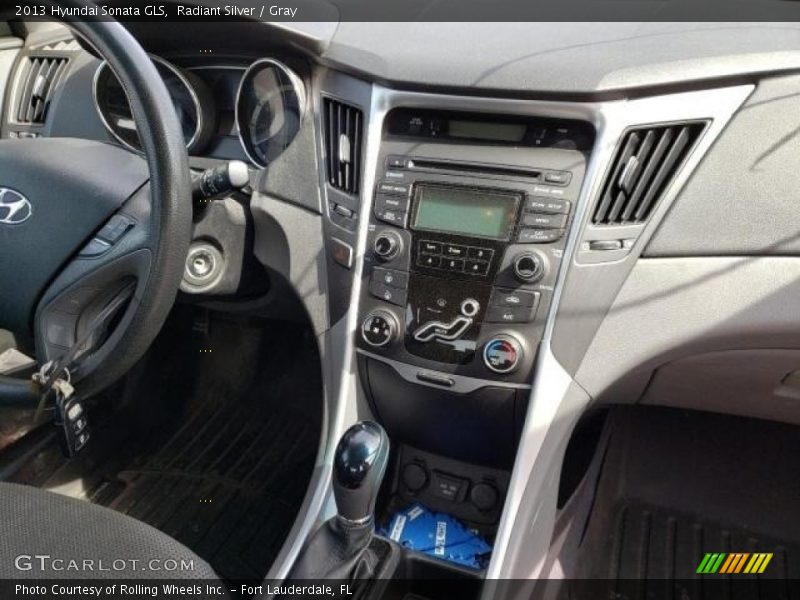 Radiant Silver / Gray 2013 Hyundai Sonata GLS