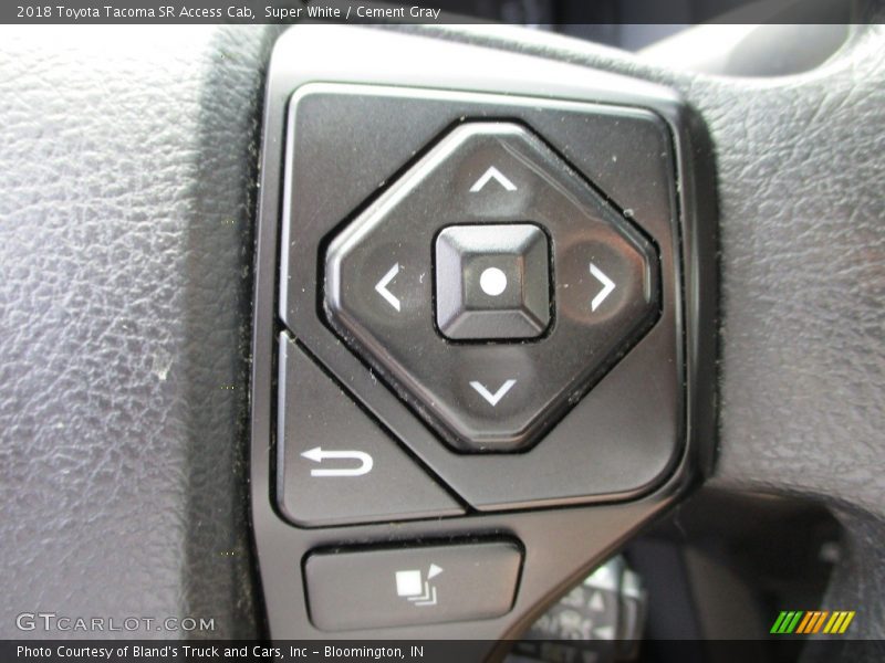 Super White / Cement Gray 2018 Toyota Tacoma SR Access Cab