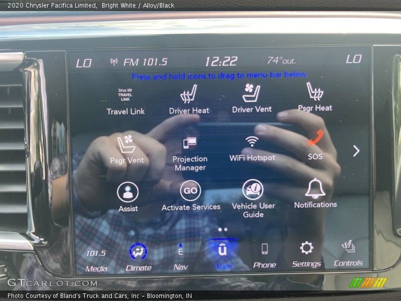 Bright White / Alloy/Black 2020 Chrysler Pacifica Limited