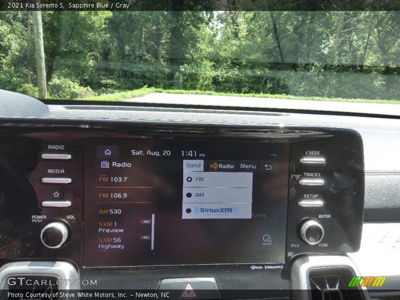 Controls of 2021 Sorento S