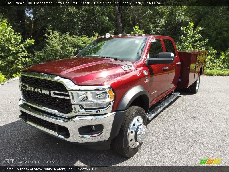 Delmonico Red Pearl / Black/Diesel Gray 2022 Ram 5500 Tradesman Crew Cab 4x4 Chassis