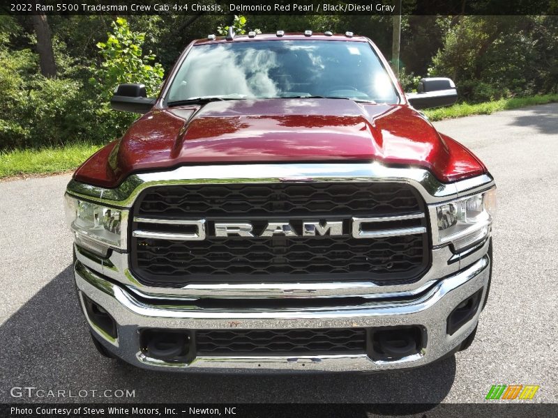 Delmonico Red Pearl / Black/Diesel Gray 2022 Ram 5500 Tradesman Crew Cab 4x4 Chassis