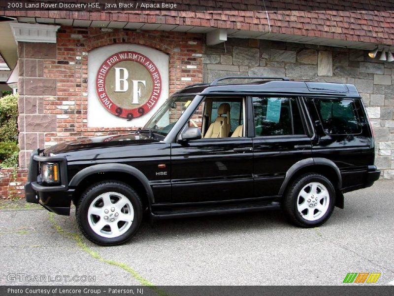 Java Black / Alpaca Beige 2003 Land Rover Discovery HSE