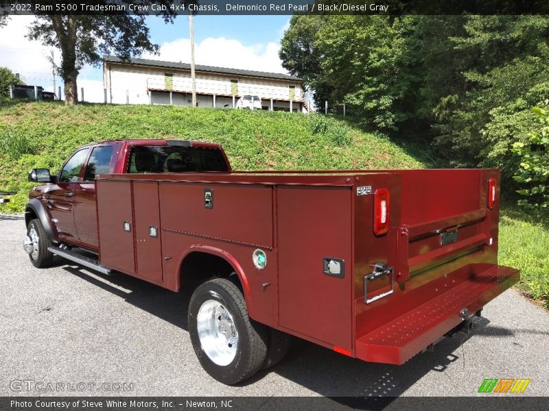 Delmonico Red Pearl / Black/Diesel Gray 2022 Ram 5500 Tradesman Crew Cab 4x4 Chassis