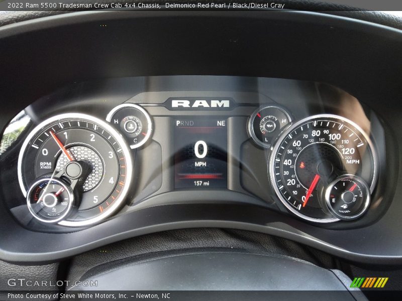  2022 5500 Tradesman Crew Cab 4x4 Chassis Tradesman Crew Cab 4x4 Chassis Gauges
