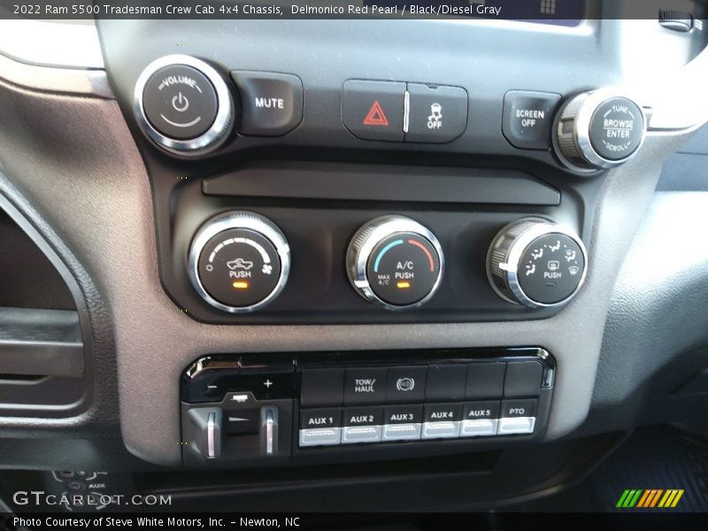 Delmonico Red Pearl / Black/Diesel Gray 2022 Ram 5500 Tradesman Crew Cab 4x4 Chassis
