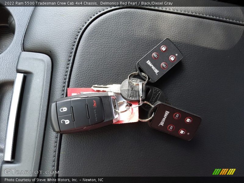 Keys of 2022 5500 Tradesman Crew Cab 4x4 Chassis