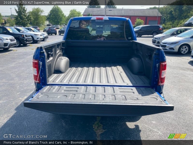 Lightning Blue / Earth Gray 2018 Ford F150 XLT SuperCrew