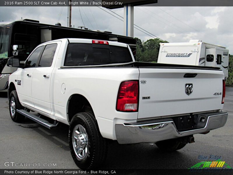 Bright White / Black/Diesel Gray 2016 Ram 2500 SLT Crew Cab 4x4