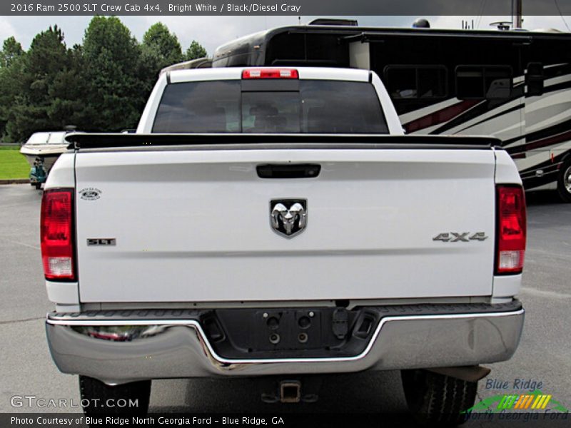 Bright White / Black/Diesel Gray 2016 Ram 2500 SLT Crew Cab 4x4