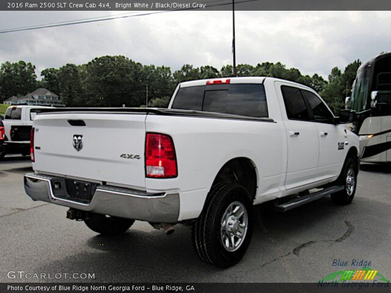 Bright White / Black/Diesel Gray 2016 Ram 2500 SLT Crew Cab 4x4