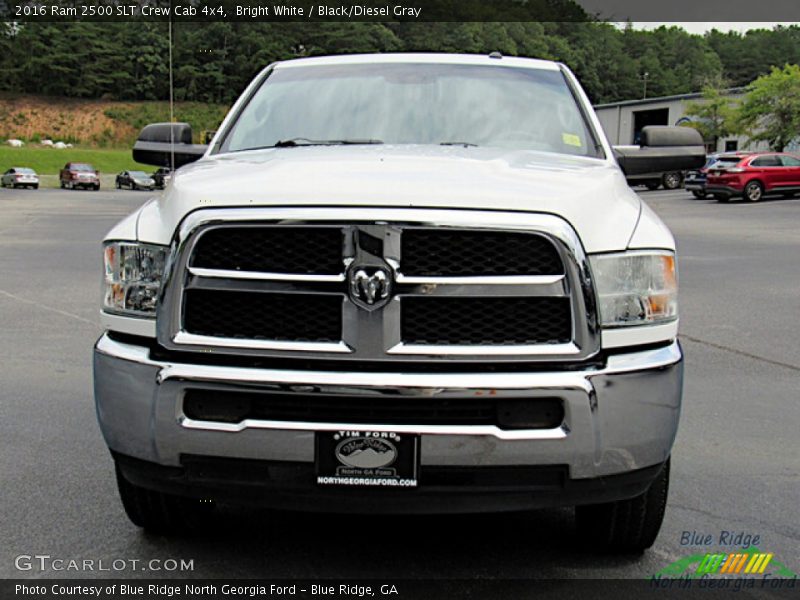 Bright White / Black/Diesel Gray 2016 Ram 2500 SLT Crew Cab 4x4
