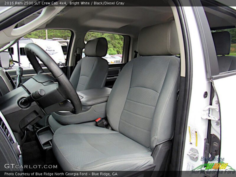 Front Seat of 2016 2500 SLT Crew Cab 4x4