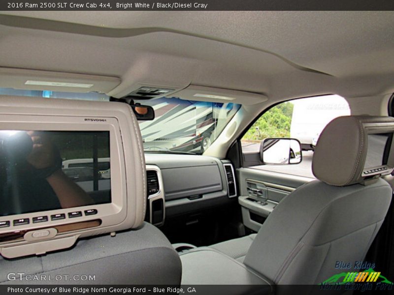 Bright White / Black/Diesel Gray 2016 Ram 2500 SLT Crew Cab 4x4