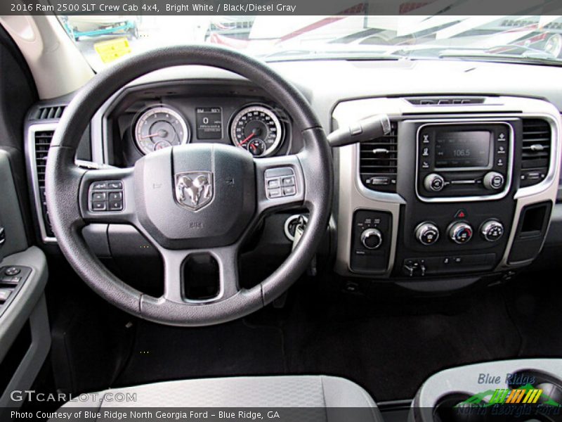 Dashboard of 2016 2500 SLT Crew Cab 4x4