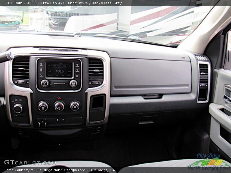 Bright White / Black/Diesel Gray 2016 Ram 2500 SLT Crew Cab 4x4