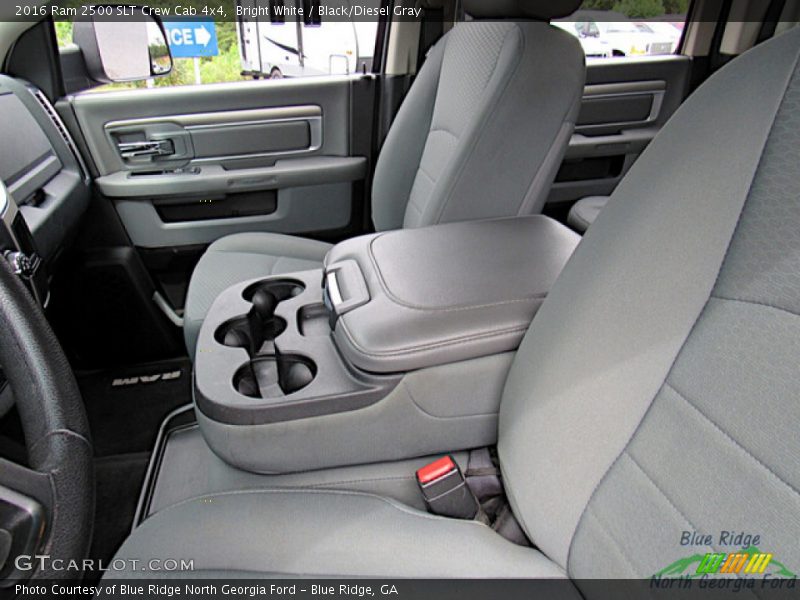 Bright White / Black/Diesel Gray 2016 Ram 2500 SLT Crew Cab 4x4