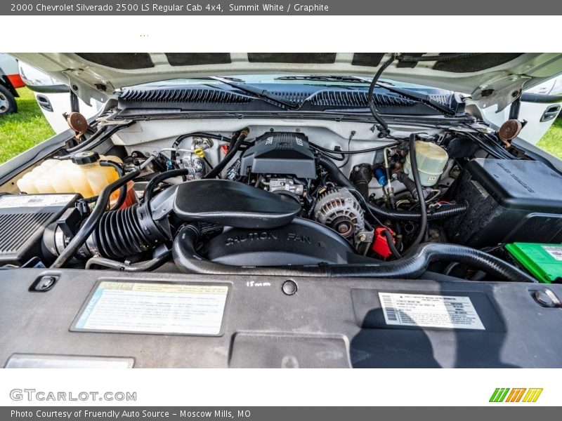 Summit White / Graphite 2000 Chevrolet Silverado 2500 LS Regular Cab 4x4