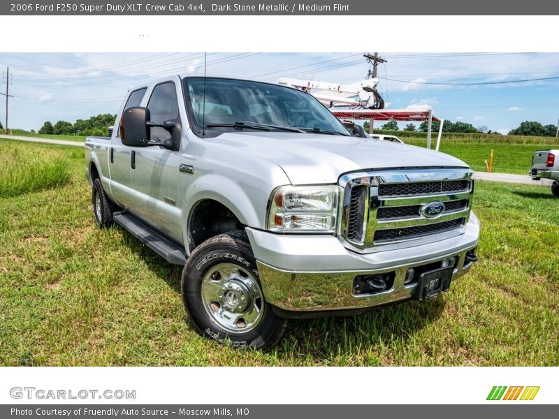 Dark Stone Metallic / Medium Flint 2006 Ford F250 Super Duty XLT Crew Cab 4x4