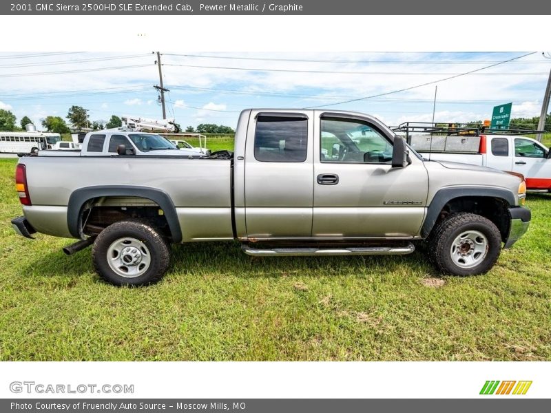  2001 Sierra 2500HD SLE Extended Cab Pewter Metallic