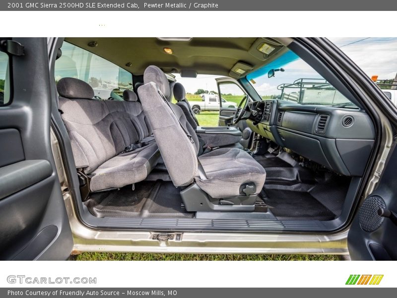  2001 Sierra 2500HD SLE Extended Cab Graphite Interior