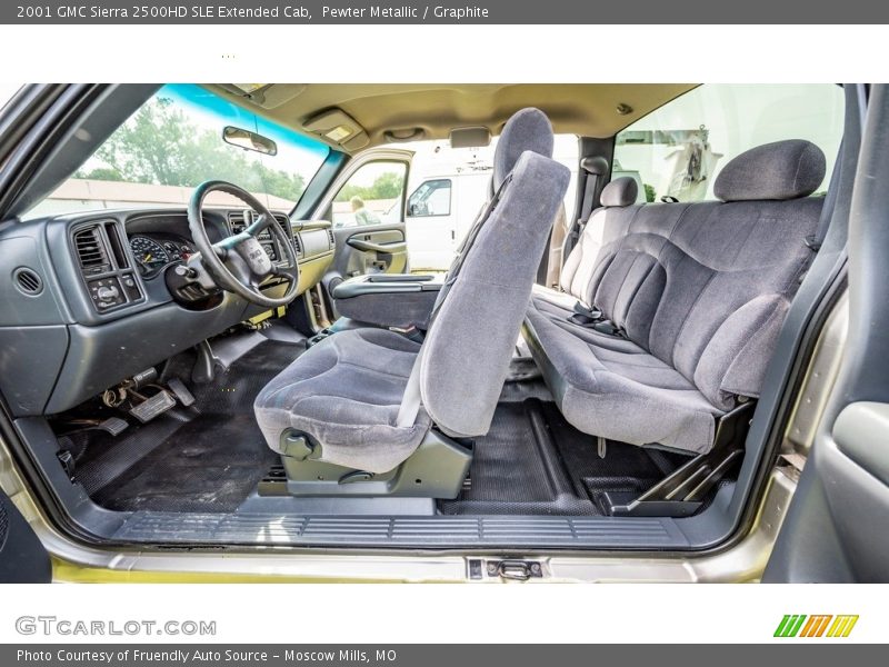 Front Seat of 2001 Sierra 2500HD SLE Extended Cab