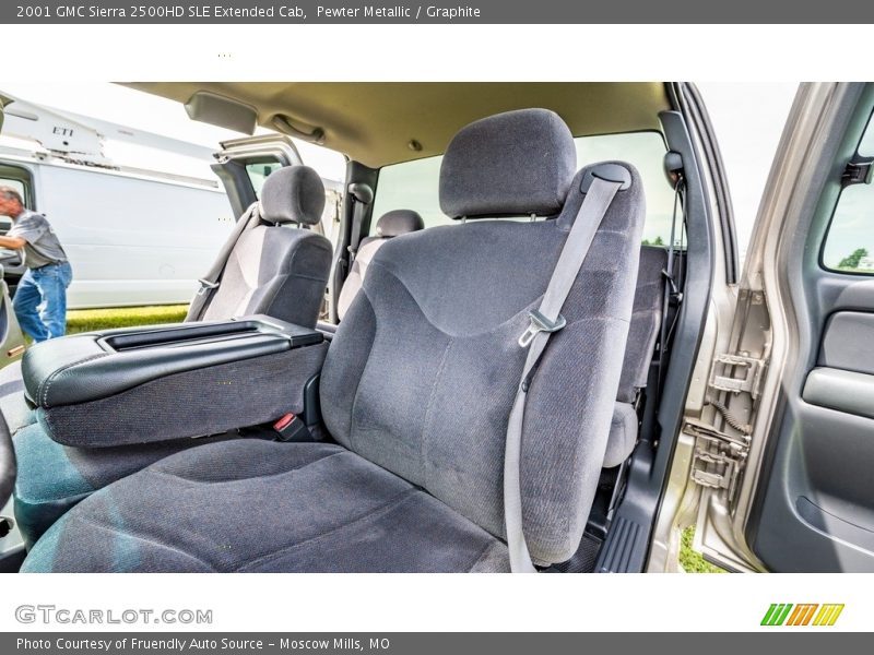 Front Seat of 2001 Sierra 2500HD SLE Extended Cab