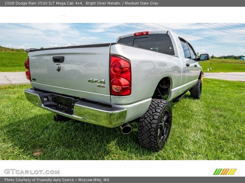 Bright Silver Metallic / Medium Slate Gray 2008 Dodge Ram 3500 SLT Mega Cab 4x4