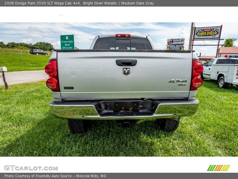 Bright Silver Metallic / Medium Slate Gray 2008 Dodge Ram 3500 SLT Mega Cab 4x4