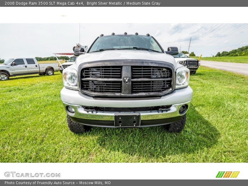 Bright Silver Metallic / Medium Slate Gray 2008 Dodge Ram 3500 SLT Mega Cab 4x4