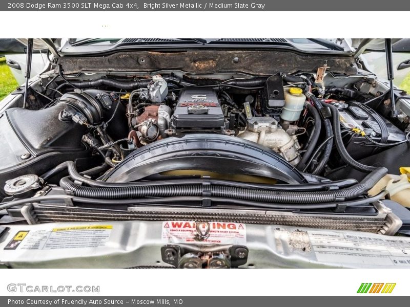  2008 Ram 3500 SLT Mega Cab 4x4 Engine - 6.7 Liter Cummins OHV 24-Valve BLUETEC Turbo-Diesel Inline 6-Cylinder