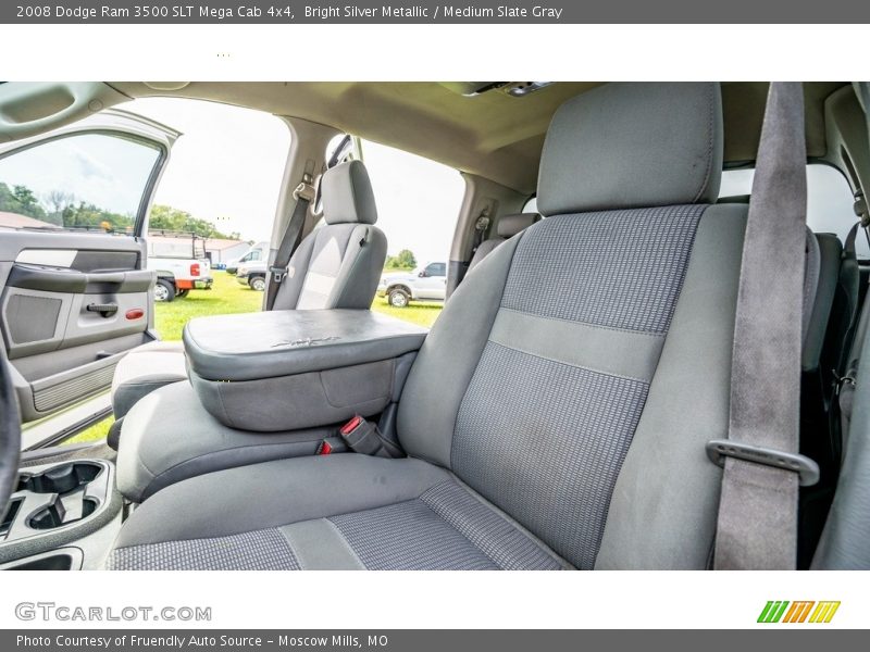 Bright Silver Metallic / Medium Slate Gray 2008 Dodge Ram 3500 SLT Mega Cab 4x4