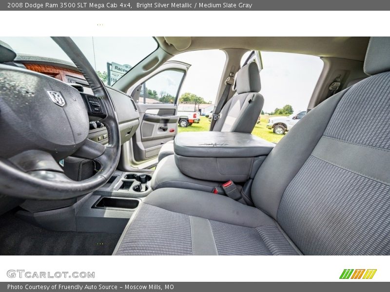 Bright Silver Metallic / Medium Slate Gray 2008 Dodge Ram 3500 SLT Mega Cab 4x4